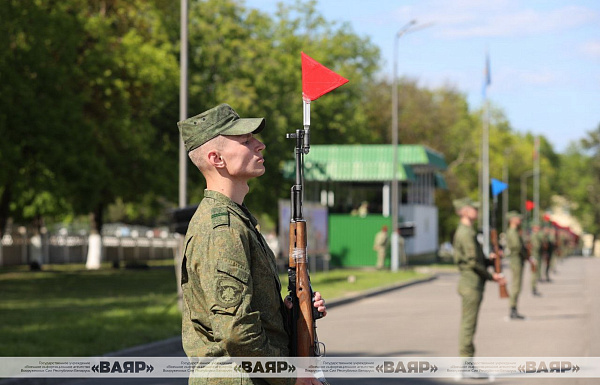 Подготовка к военному параду ко Дню Независимости Республики Беларусь 